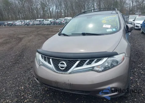 2012 Nissan Murano Sl from USA, damaged, VIN JN8AZ1MW5CW226653
